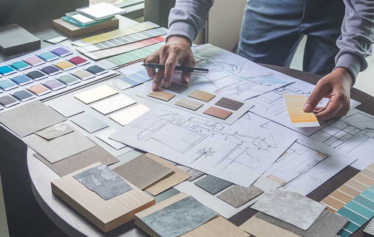 Colour swatches for cpd
