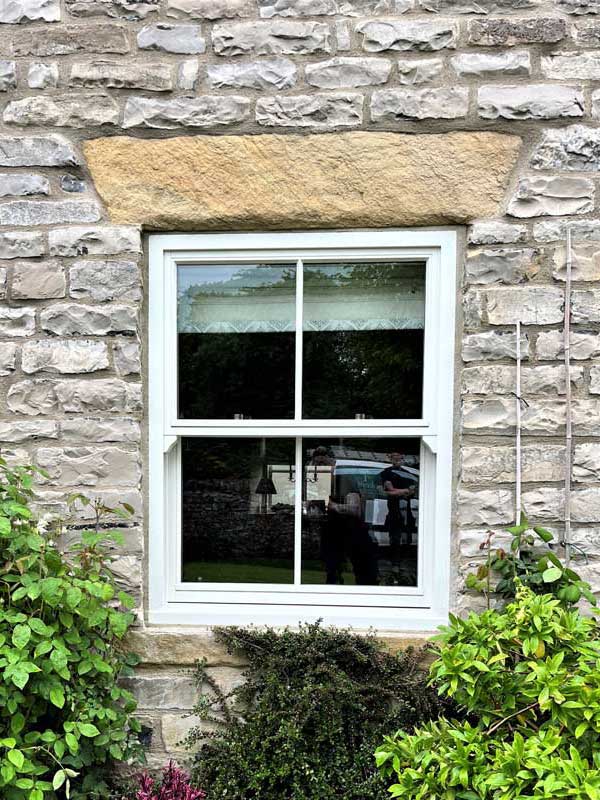 Timber sash window